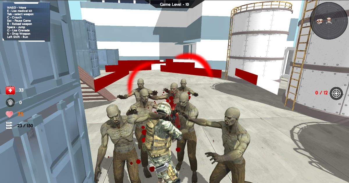 Image Zombies attack